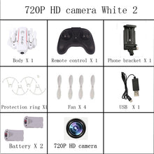 Load image into Gallery viewer, RC Drone with 720P HD Camera X01HW Mini Foldable WIFI FPV Real-time High Range RC Helicopter quadcopter for Beginner