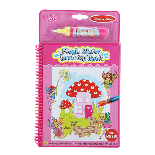 Magic Water Drawing & Coloring Book Doodle with Magic Pen