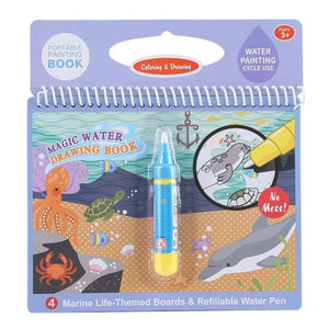 Magic Water Drawing & Coloring Book Doodle with Magic Pen