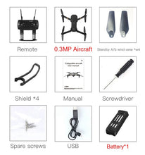 Load image into Gallery viewer, E58 WIFI FPV With Wide Angle HD Camera High Hold Mode Foldable Arm RC Quadcopter Drone RTF