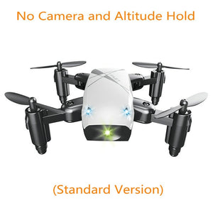 S9HW Mini Drone With Camera HD S9 No Camera Foldable RC Quadcopter Altitude Hold WiFi FPV Micro Pocket Drone