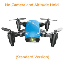 Load image into Gallery viewer, S9HW Mini Drone With Camera HD S9 No Camera Foldable RC Quadcopter Altitude Hold WiFi FPV Micro Pocket Drone