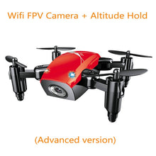 Load image into Gallery viewer, S9HW Mini Drone With Camera HD S9 No Camera Foldable RC Quadcopter Altitude Hold WiFi FPV Micro Pocket Drone