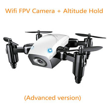 Load image into Gallery viewer, S9HW Mini Drone With Camera HD S9 No Camera Foldable RC Quadcopter Altitude Hold WiFi FPV Micro Pocket Drone