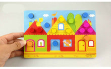 Load image into Gallery viewer, Wooden Color Cognition Board Montessori Educational