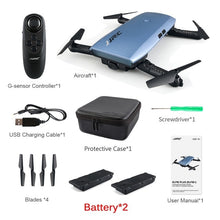 Load image into Gallery viewer, H47 ELFIE Plus FPV with HD Camera Upgraded Foldable Arm WIFI 6-Axis RC Drone Quadcopter Helicopter