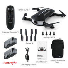 Load image into Gallery viewer, H37 Mini Baby Elfie Selfie 720P WIFI FPV With Altitude Hold Headless Mode Foldable RC Drone Quadcopter RTF