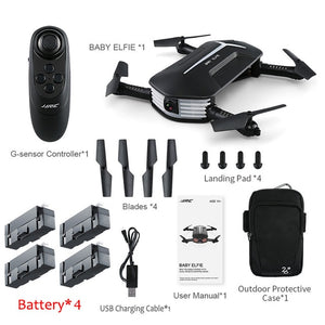 H37 Mini Baby Elfie Selfie 720P WIFI FPV With Altitude Hold Headless Mode Foldable RC Drone Quadcopter RTF