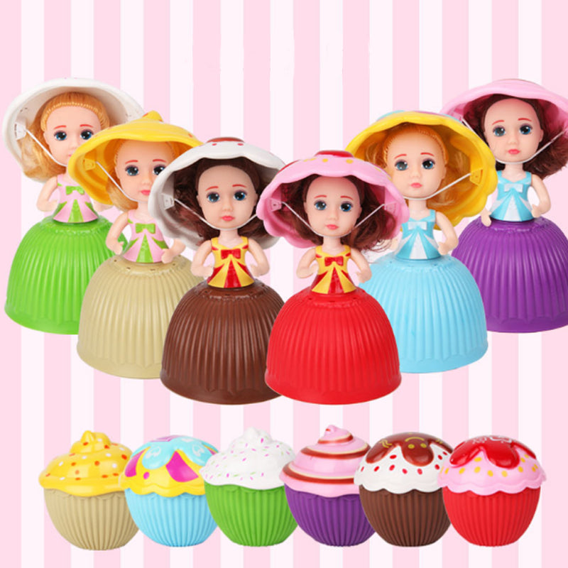 1 Pc Mini Beautiful Cupcake Princess Doll Toys