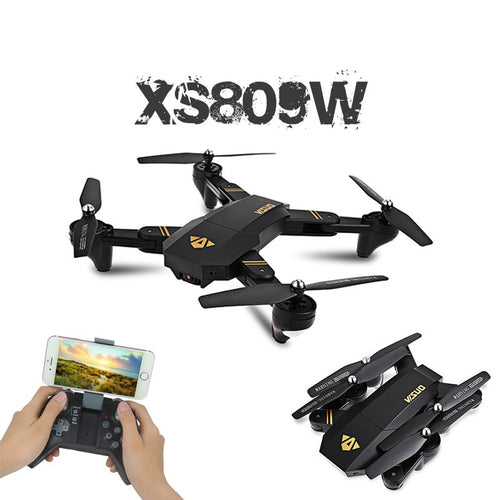 Quadcopter Mini Foldable Selfie Drone with Wifi with Camera Altitude Hold RC