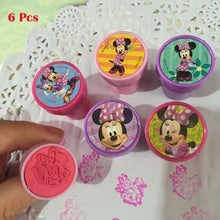 Load image into Gallery viewer, Children DIY Stamp Toy Cartoon Princess Self-ink Stamps