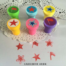 Load image into Gallery viewer, Children DIY Stamp Toy Cartoon Princess Self-ink Stamps