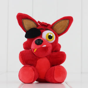 13-18cm Plush Toys - Foxy Mangle Freddy Fazbear Bear Rabbit Chicken Stuffed Pendant Doll with Gift Bag