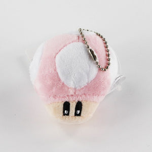 10 Styles 6cm Super Mario Plush Keychain Toad Mushroom