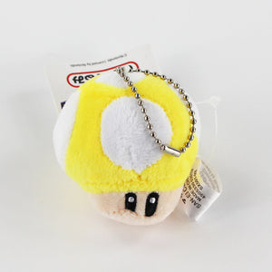 10 Styles 6cm Super Mario Plush Keychain Toad Mushroom