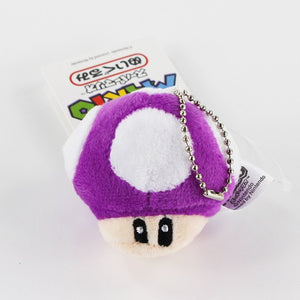 10 Styles 6cm Super Mario Plush Keychain Toad Mushroom