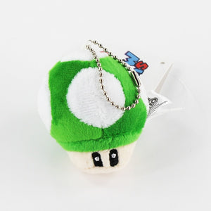 10 Styles 6cm Super Mario Plush Keychain Toad Mushroom