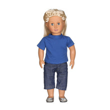 Load image into Gallery viewer, Casual T-shirt Jeans Outfit For 18 inch Girl Doll