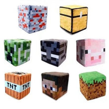 Load image into Gallery viewer, 20cm Minecraft Square Stuffed Toys