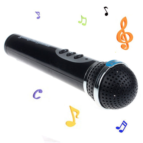 2018 Kids Simulation Microphone Children Black Modern Microphone