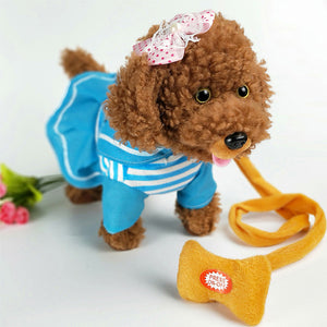 USB charging 33cm Walking Musical Teddy Dog