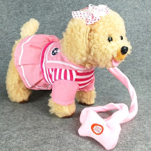 USB charging 33cm Walking Musical Teddy Dog