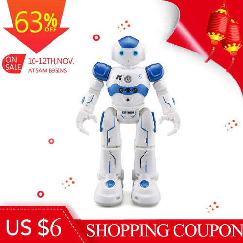 USB Charging Singing Dancing Gesture Control RC Robot