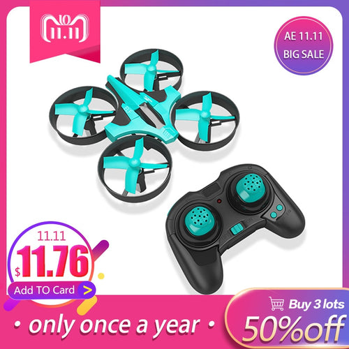 ELF VS H36 Mini Drone 6 Axis RC Micro Quadcopters With Headless Mode One Key Return Helicopter