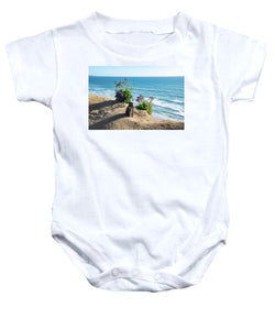 Shadows On The Sand - Baby Onesie