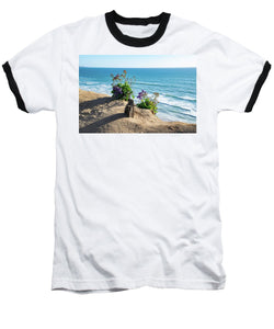 Shadows On The Sand - Baseball T-Shirt