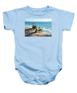 Shadows On The Sand - Baby Onesie