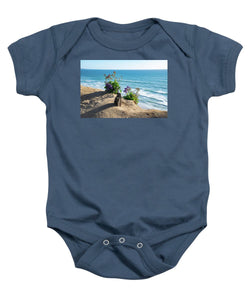 Shadows On The Sand - Baby Onesie