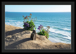 Shadows On The Sand - Framed Print