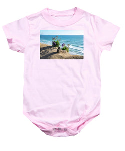 Shadows On The Sand - Baby Onesie