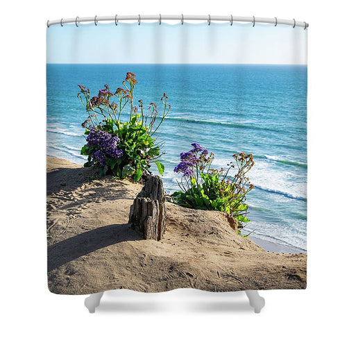 Shadows On The Sand - Shower Curtain