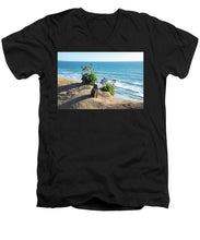 Load image into Gallery viewer, Shadows On The Sand - Men&#39;s V-Neck T-Shirt