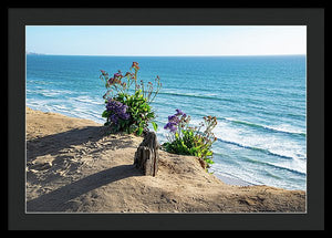 Shadows On The Sand - Framed Print