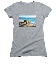 Load image into Gallery viewer, Shadows On The Sand - Women&#39;s V-Neck