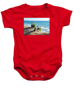 Shadows On The Sand - Baby Onesie