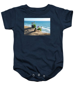 Shadows On The Sand - Baby Onesie